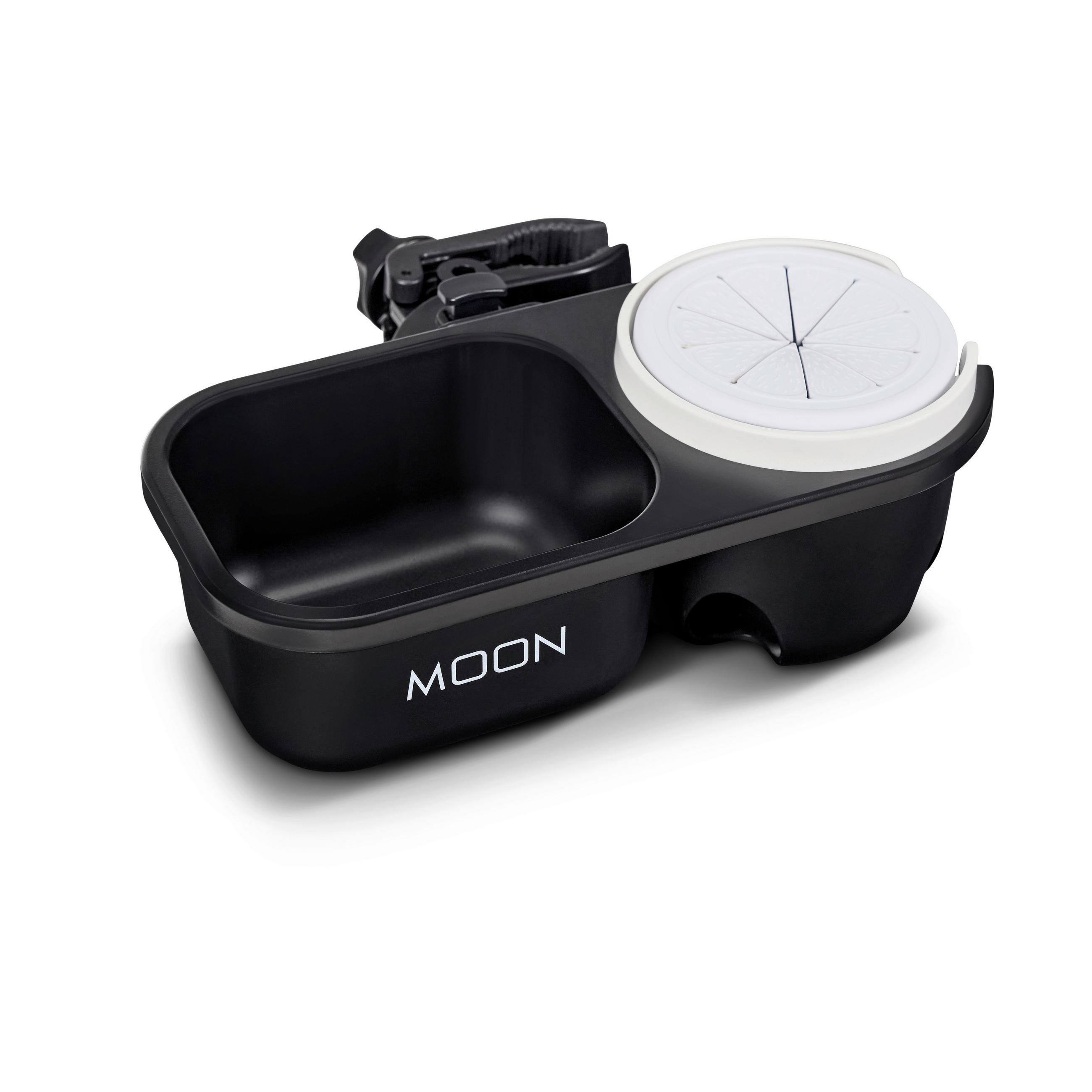 BECHERHALTER  - Schwarz, Basics, Kunststoff (14,5/8,7/22,5cm) - Moon