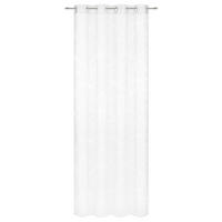ÖSENSCHAL YVES halbtransparent 140/245 cm   - Weiß Hochglanz, KONVENTIONELL, Textil (140/245cm) - Esposa