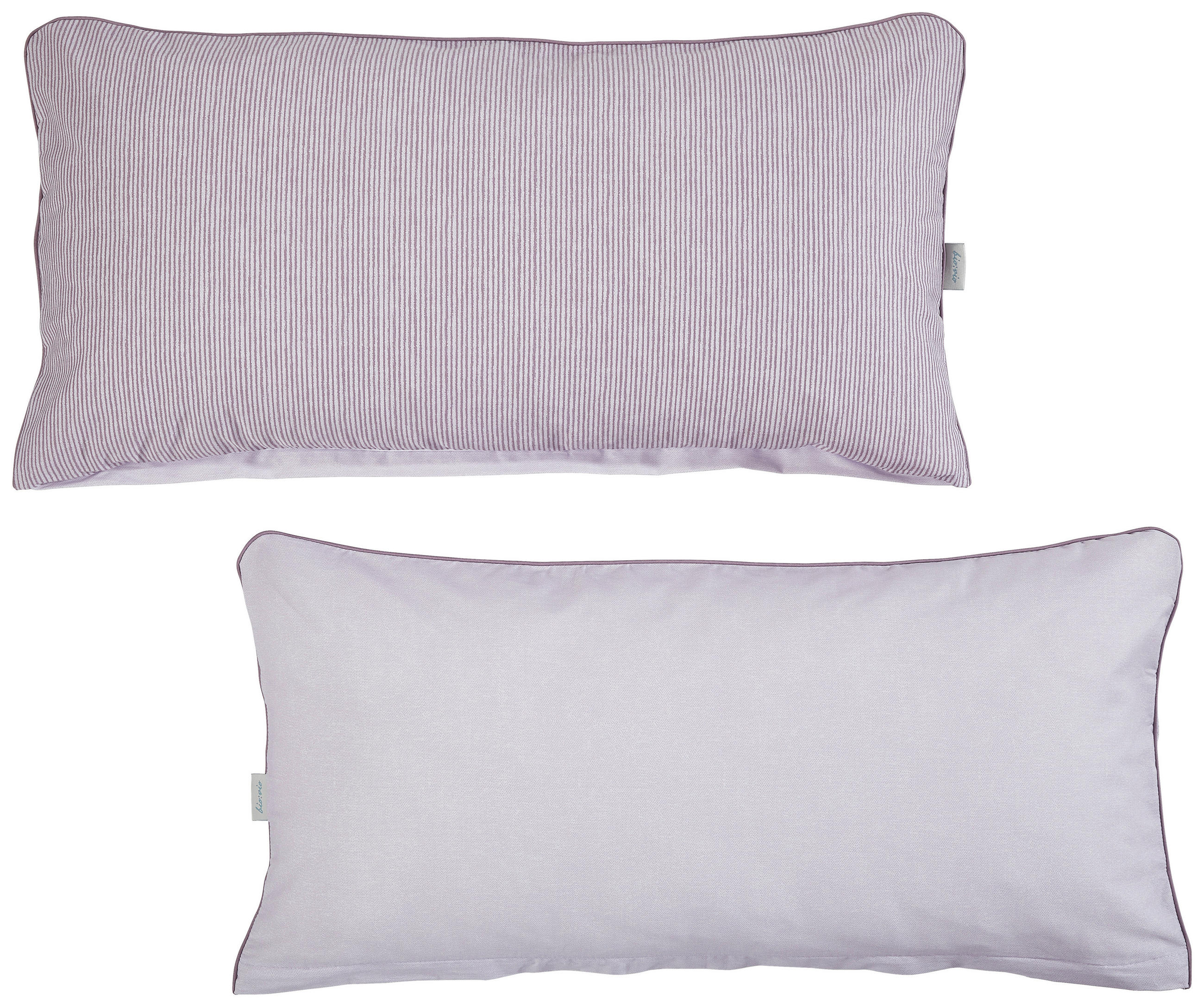 KISSENHÜLLEN-SET 40/80 cm  - Mauve, Basics, Textil (40/80cm) - Bio:Vio