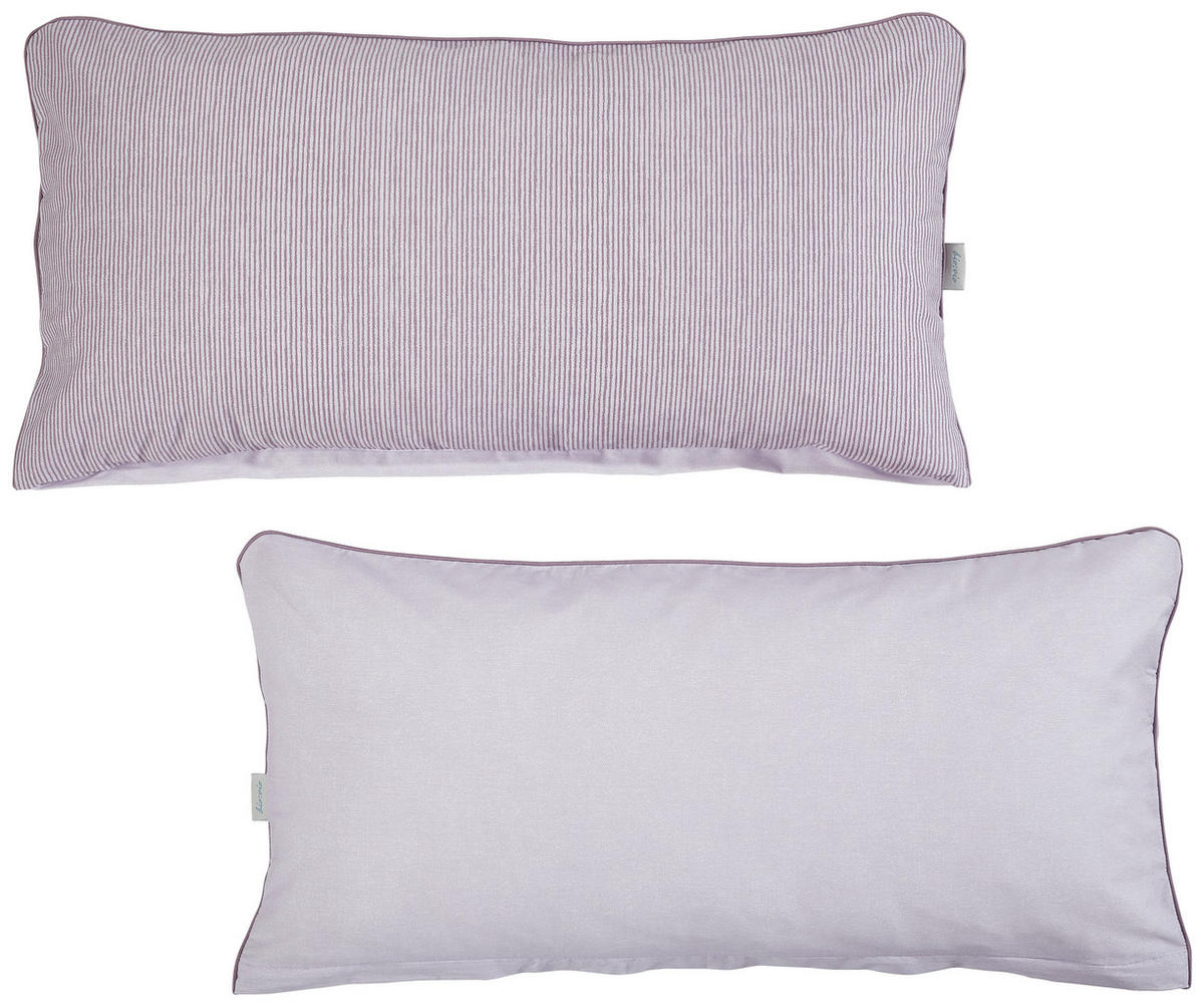 KISSENHÜLLEN-SET 40/80 cm  - Mauve, Basics, Textil (40/80cm) - Bio:Vio