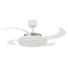 DECKENVENTILATOR - Klar/Weiß, Basics, Kunststoff/Metall (122/41cm) DECKENVENTILATOR - Klar/Weiß, Basics, Kunststoff/Metall (122/41cm)
