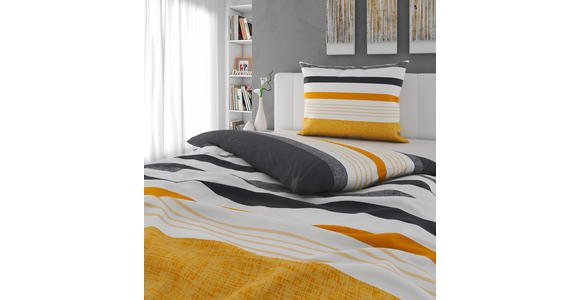 BETTWÄSCHE Renforcé 140/200 cm  - Gelb, Basics, Textil (140/200cm) - Novel