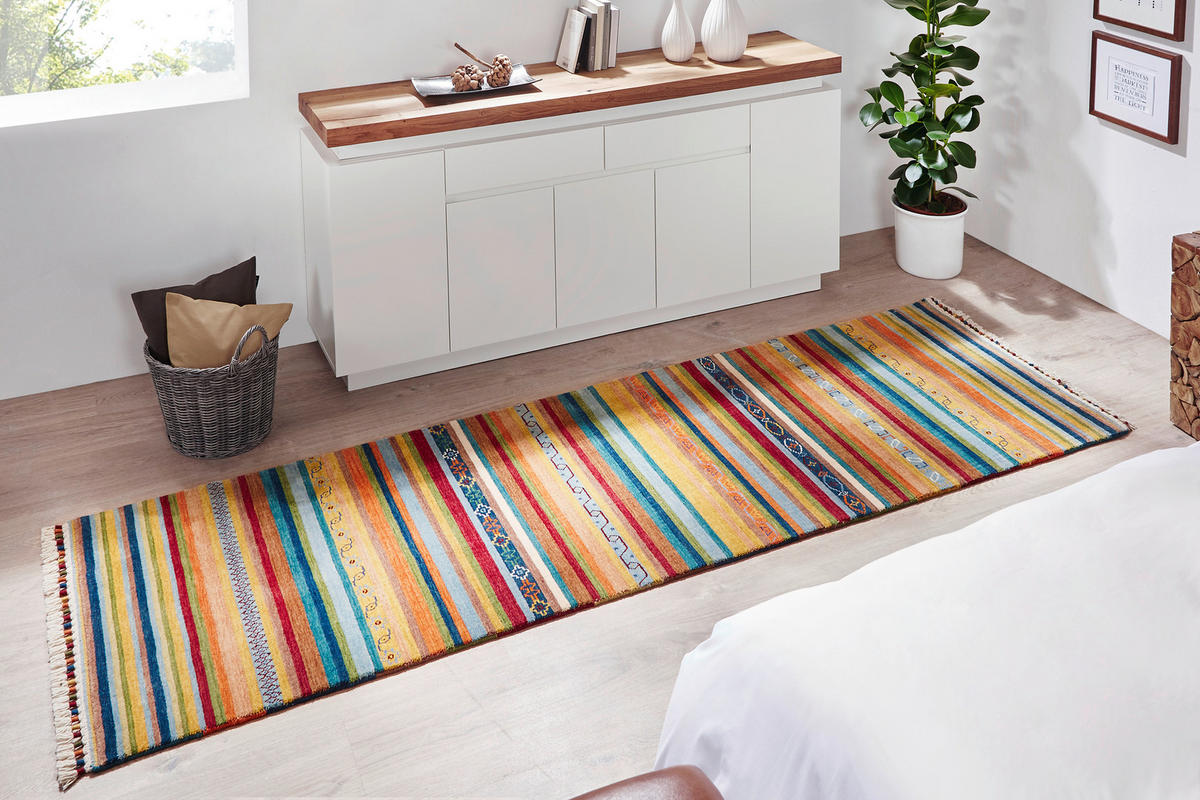 ORIENTTEPPICH 80/300 cm Waves of Rainbow Multicolor  - Multicolor, LIFESTYLE, Textil (80/300cm) - Cazaris