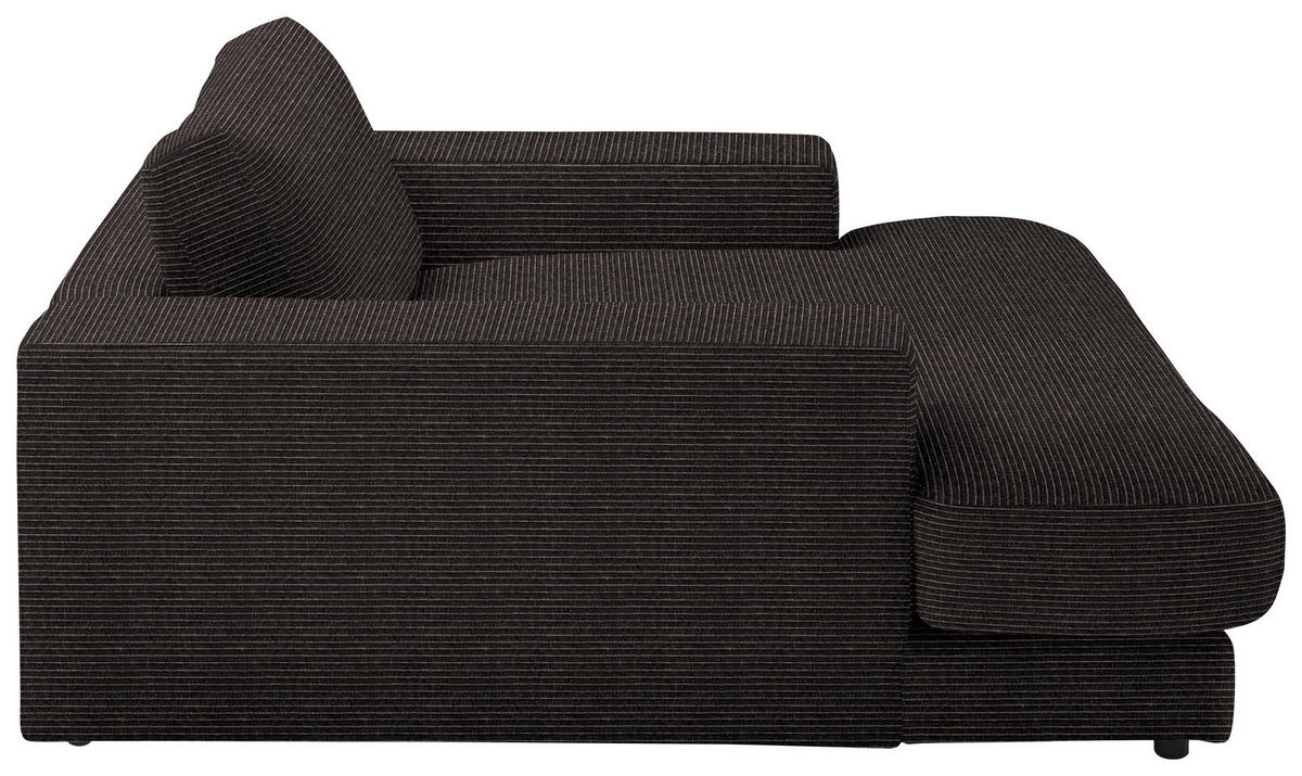 XXL-SESSEL - Anthrazit/Schwarz, Design, Kunststoff/Textil (150/86/170cm) - Lomoco