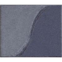 BIDET-VORLEGER Manta Grau 50/60 cm  - Grau, Basics, Kunststoff/Textil (50/60cm) - Grund