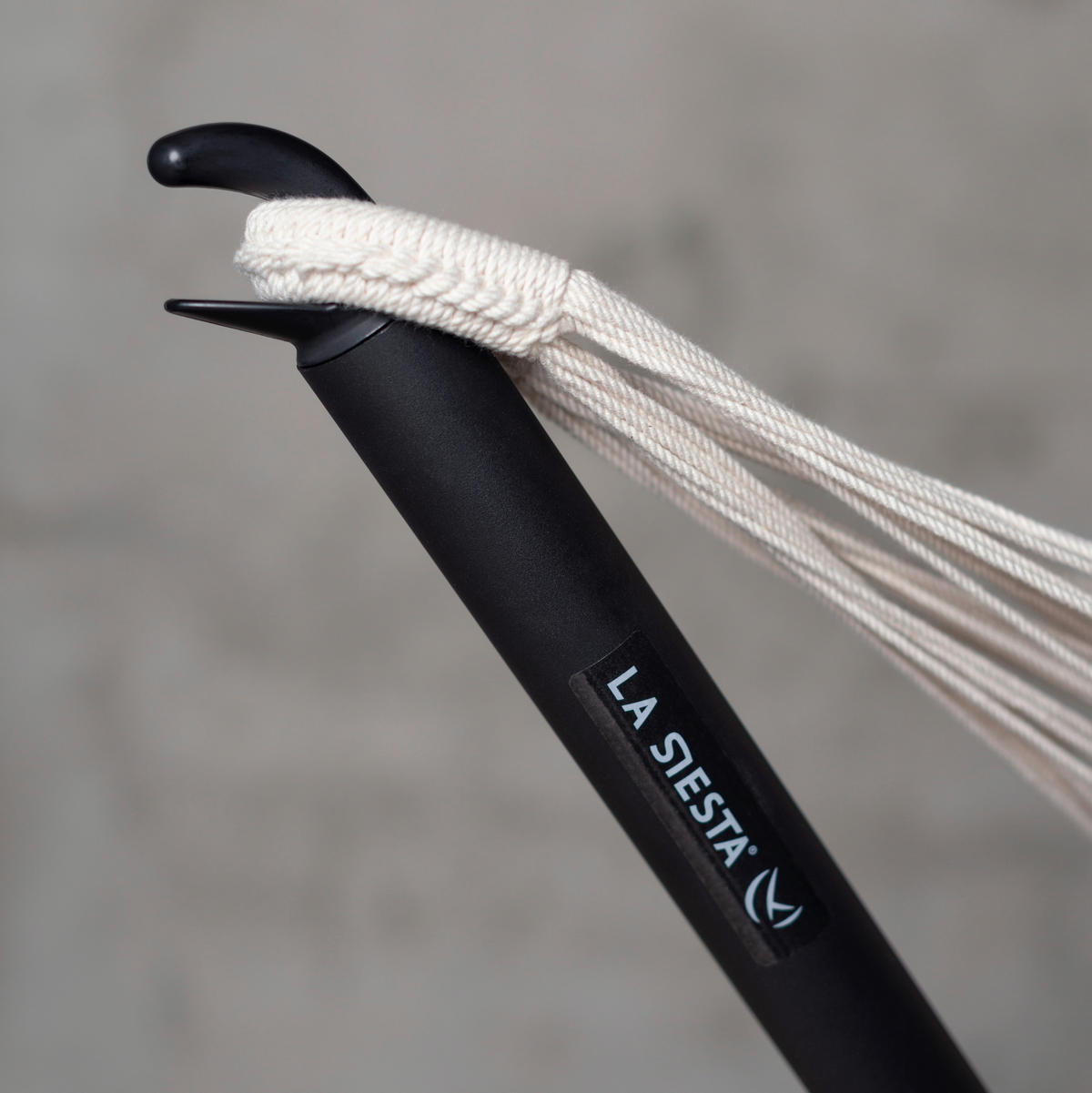 HÄNGEMATTENGESTELL 145/120-140/355-400 cm  - Schwarz, Basics, Metall (145/120-140/355-400cm) - La Siesta