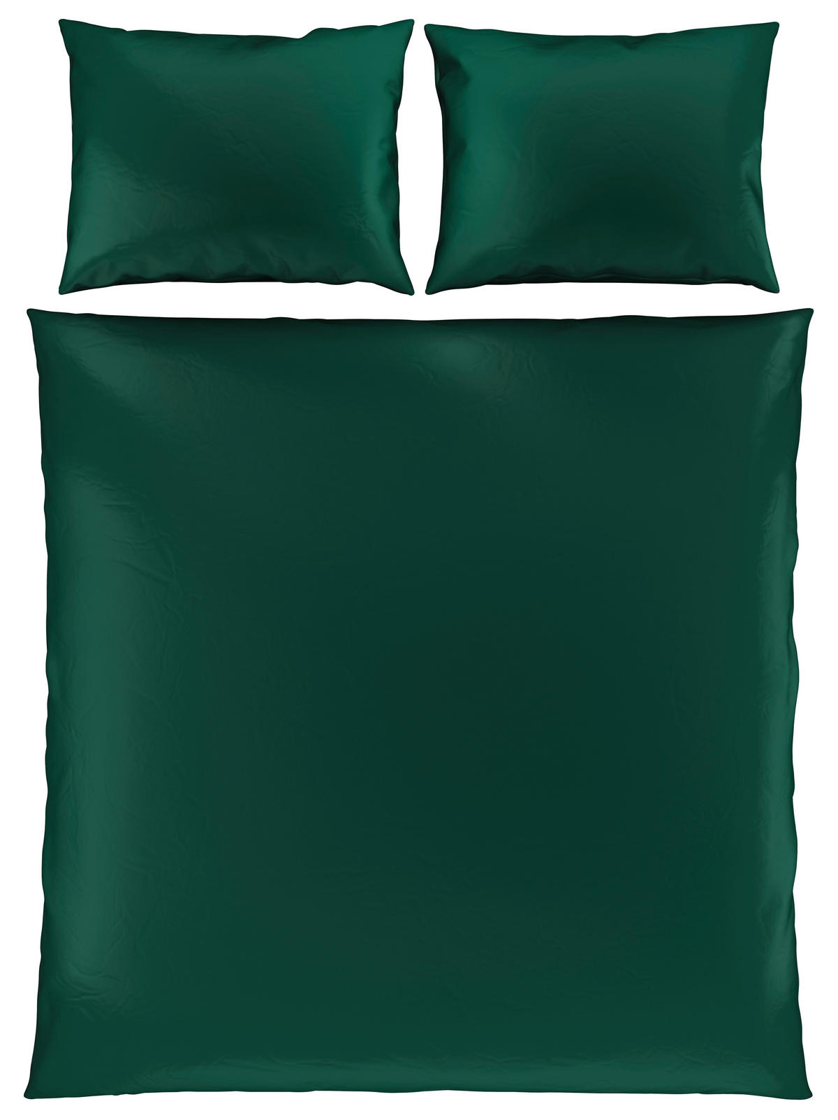 LENJERIE DE PAT 220/200 cm  - verde închis, Basics, textil (220/200cm) - Novel