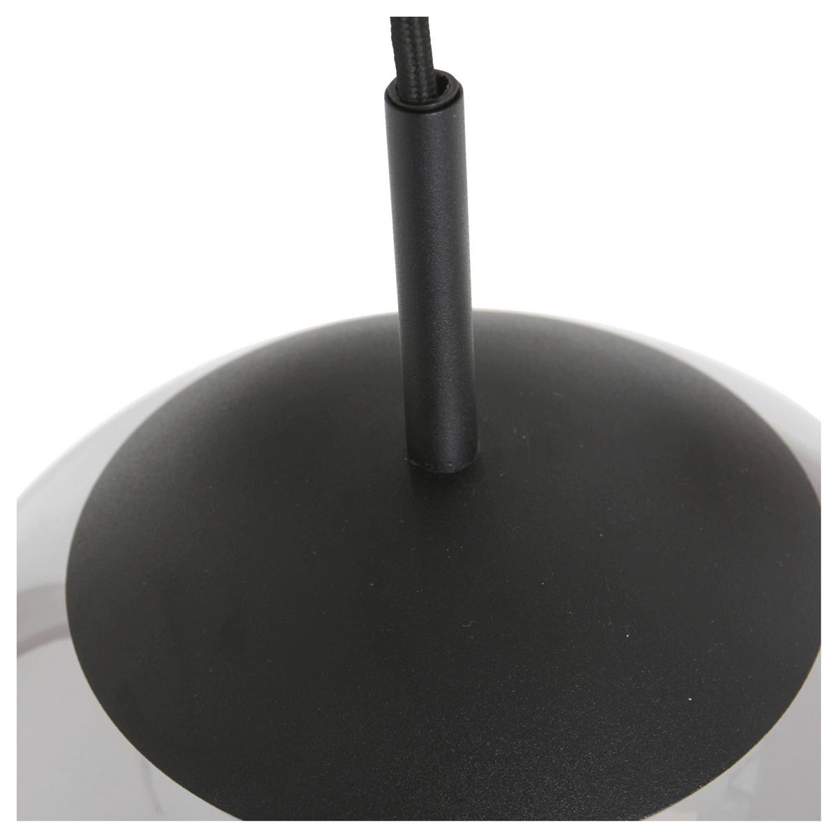 PENDELLEUCHTE  25/40-150/120 cm   - Schwarz, Trend, Glas/Metall (25/40-150/120cm)