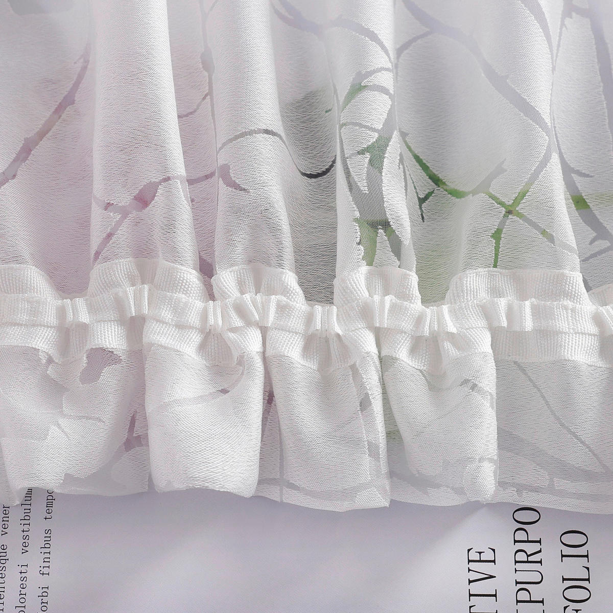 FERTIGVORHANG  transparent  140/260 cm   - Weiß Hochglanz, Basics, Textil (140/260cm)