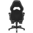 GAMINGSTUHL  in Lederlook, Mikrofaser, Vliesstoff Schwarz, Weiß  - Schwarz/Weiß, Design, Kunststoff/Textil (65/114/67cm) - Novel