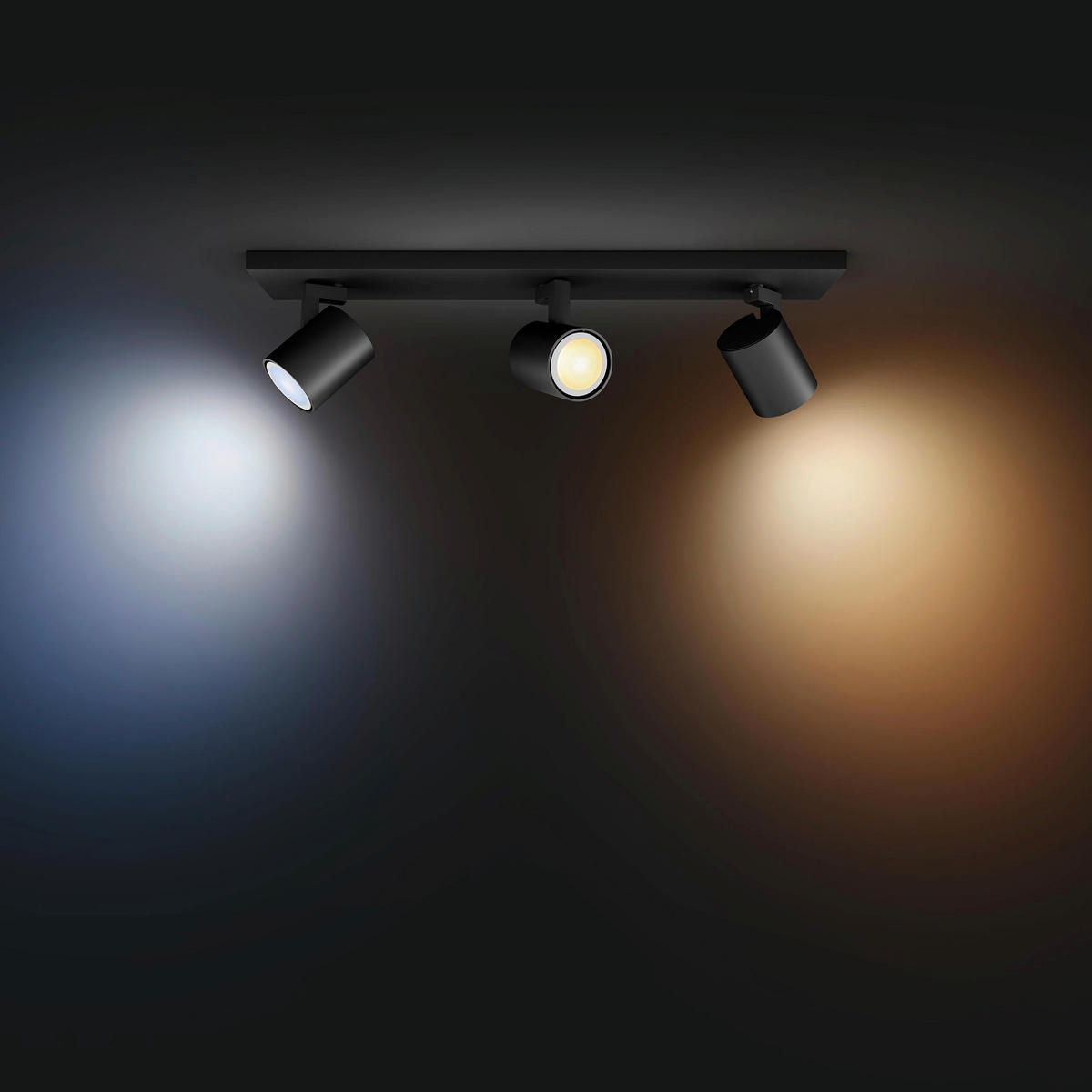 LED-STRAHLER Runner 48/10,90/8,90 cm   - Schwarz, Basics, Metall (48/10,90/8,90cm) - Philips HUE