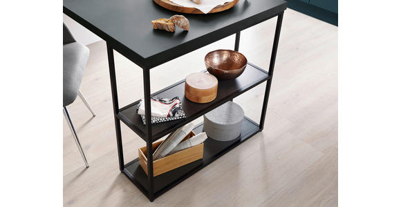 EINBAUKÜCHE   - Dunkelblau, Design, Holzwerkstoff - Novel