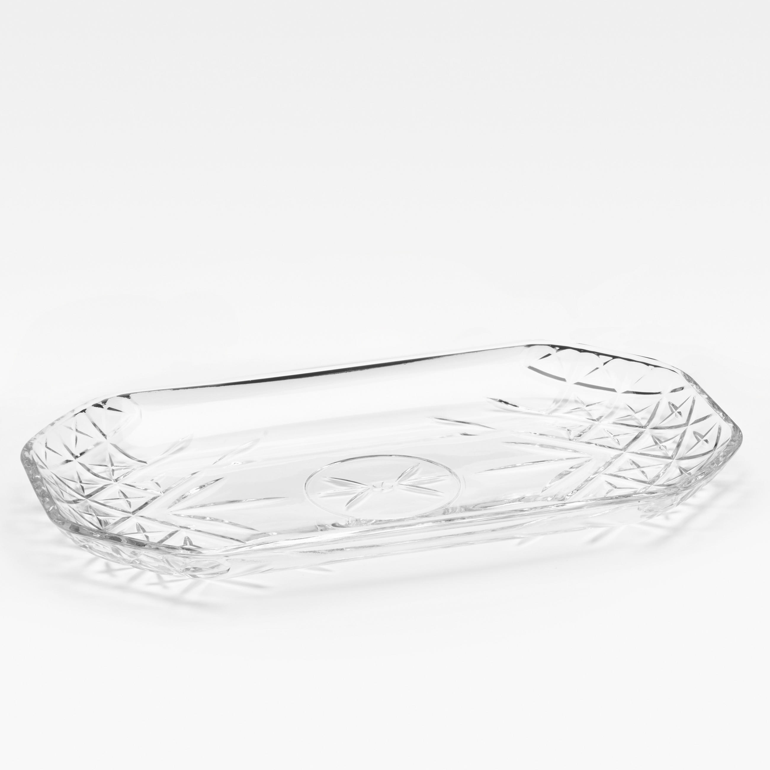 SERVIERPLATTE - Klar, KONVENTIONELL, Glas (30,5/3,3/18,2cm) - Van Well