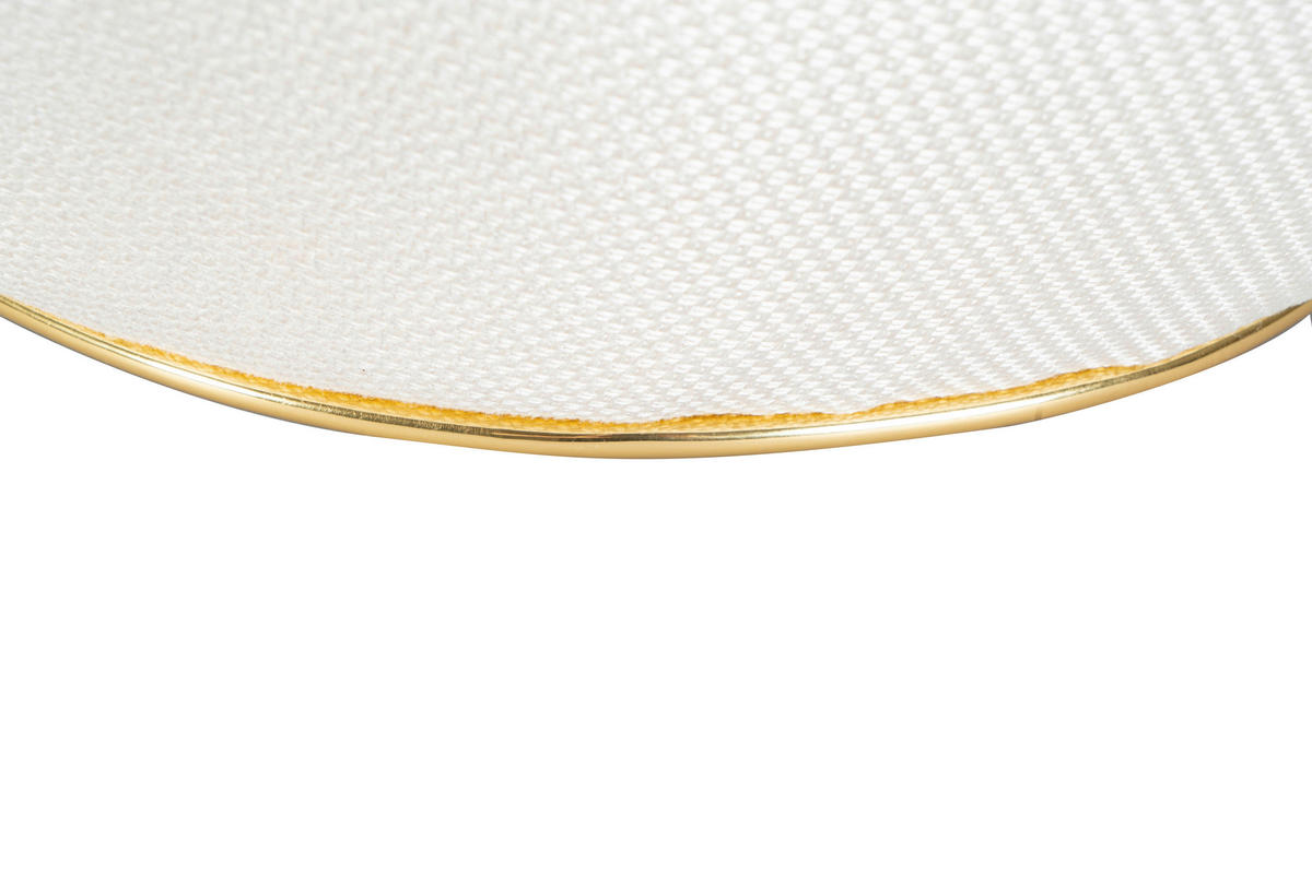 TABURET, textil, 60/42,5 cm - barvy zlata/béžová, Design, kov/textil (60/42,5cm) - MID.YOU