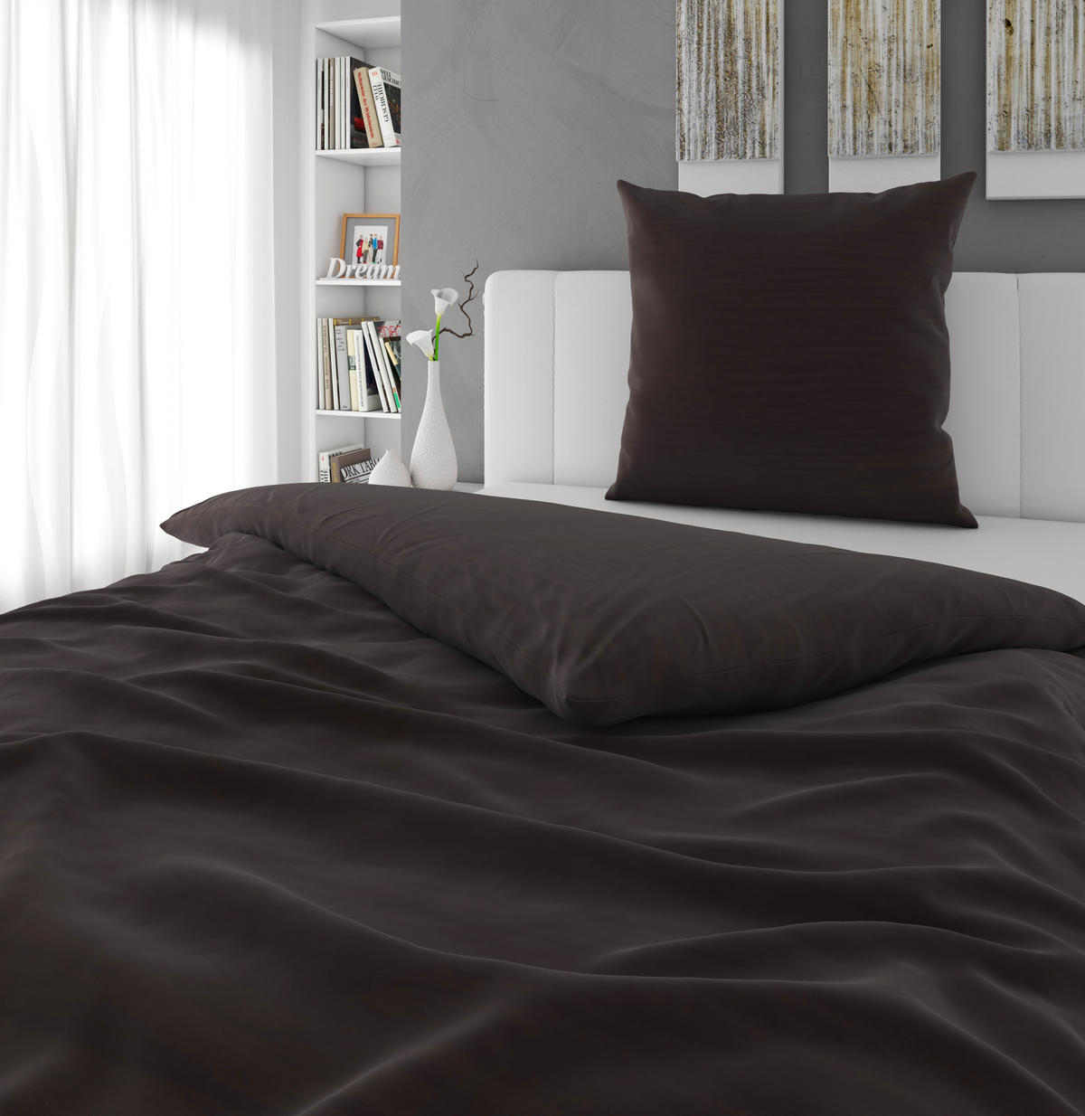 BETTWÄSCHE 2-teilig Musselin 135/200 cm  - Trend, Textil (135/200cm) - Novel