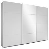 SCHWEBETÜRENSCHRANK 360/210/62 cm 3-türig Weiß  - Weiß, KONVENTIONELL, Holzwerkstoff/Metall (360/210/62cm) - Xora