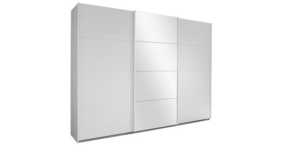 SCHWEBETÜRENSCHRANK  in Weiß  - Weiß, KONVENTIONELL, Holzwerkstoff/Metall (360/210/62cm) - Xora