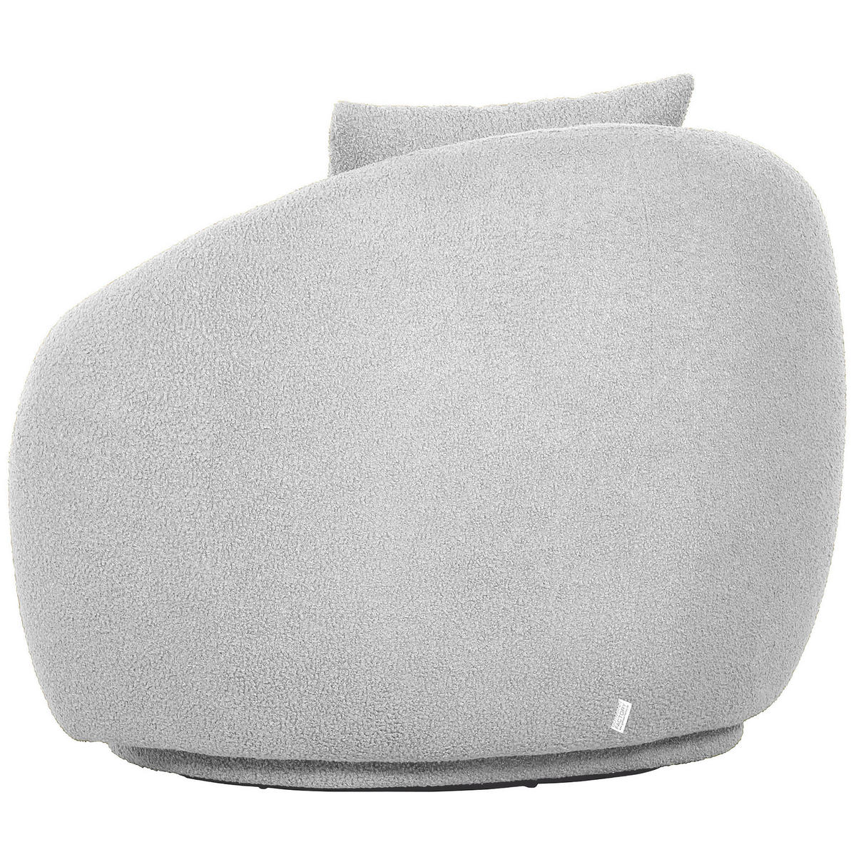 COCKTAILSESSEL in Chenille Creme  - Creme/Schwarz, Lifestyle, Textil/Metall (101/79/96cm) - Xora