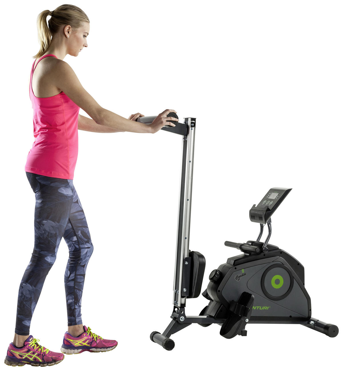 RUDERGERÄT R30 CARDIO FIT - Schwarz/Grau, MODERN, Kunststoff/Metall (50,8/70/190,5cm) - Tunturi