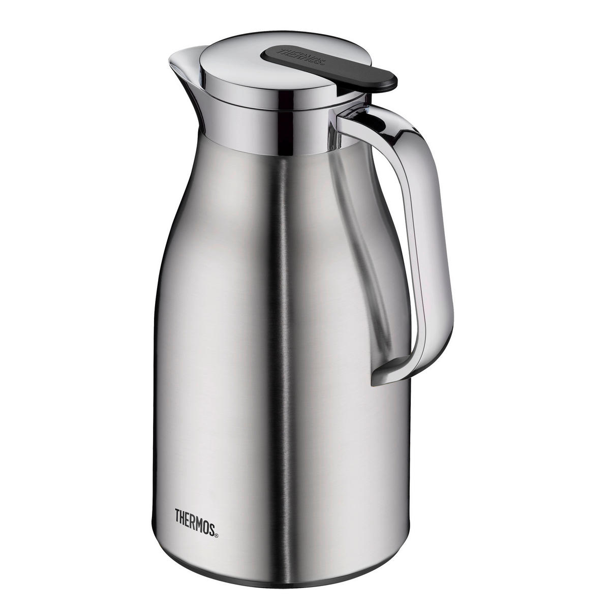 ISOLIERKANNE 1.0 l  - Silberfarben, Design, Metall (1.0l)