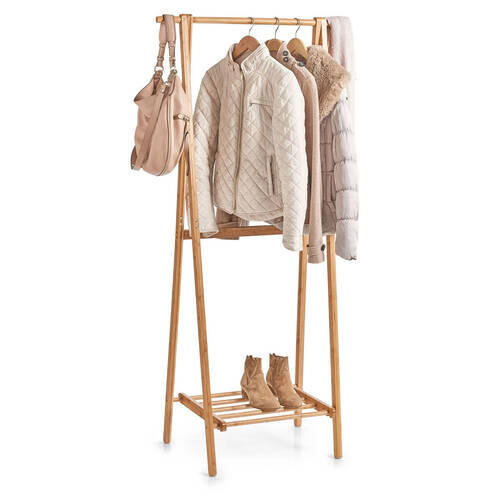 KLEIDERSTÄNDER in Naturfarben 73,5/44,5/159 cm   - Naturfarben, Basics, Holz (73,5/44,5/159cm) - Zeller Present