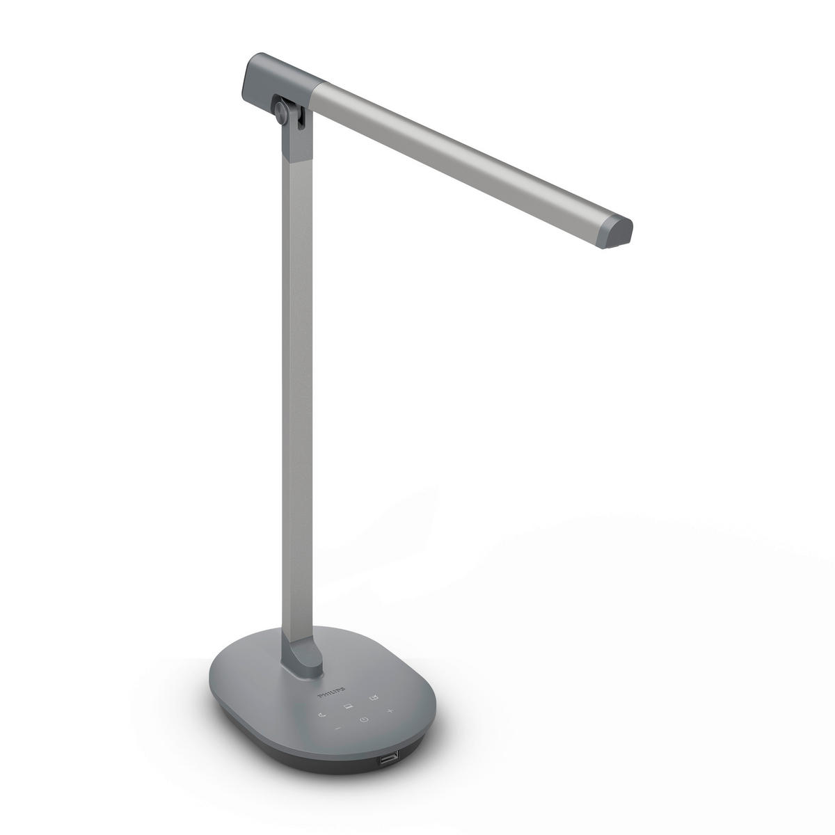 SCHREIBTISCHLEUCHTE 8,5/23,6/29 cm   - Grau, Design, Metall (8,5/23,6/29cm) - Philips