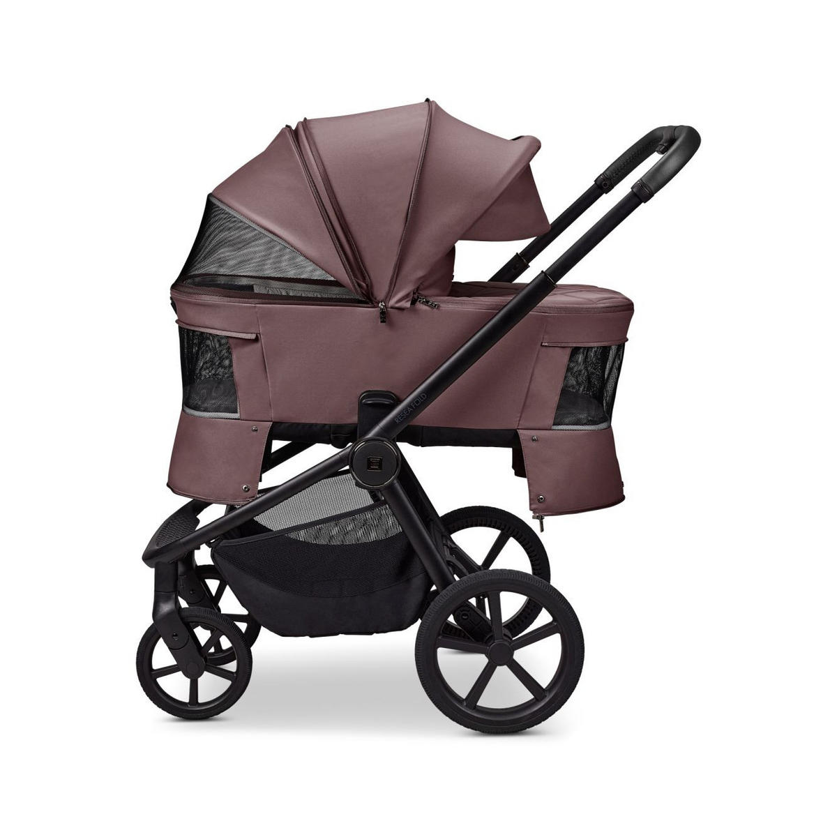 KOMBIKINDERWAGEN  Resea Fold  Tonka  - Braun, Basics, Textil/Metall (116/57/94cm) - Moon