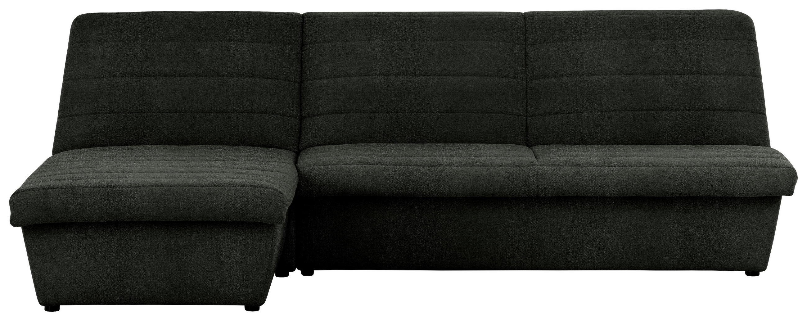 ECKSOFA Looks VIII Dunkelgrün Webstoff - Dunkelgrün/Schwarz, Design, Kunststoff/Textil (168/274cm) - LOOKS by W.Joop