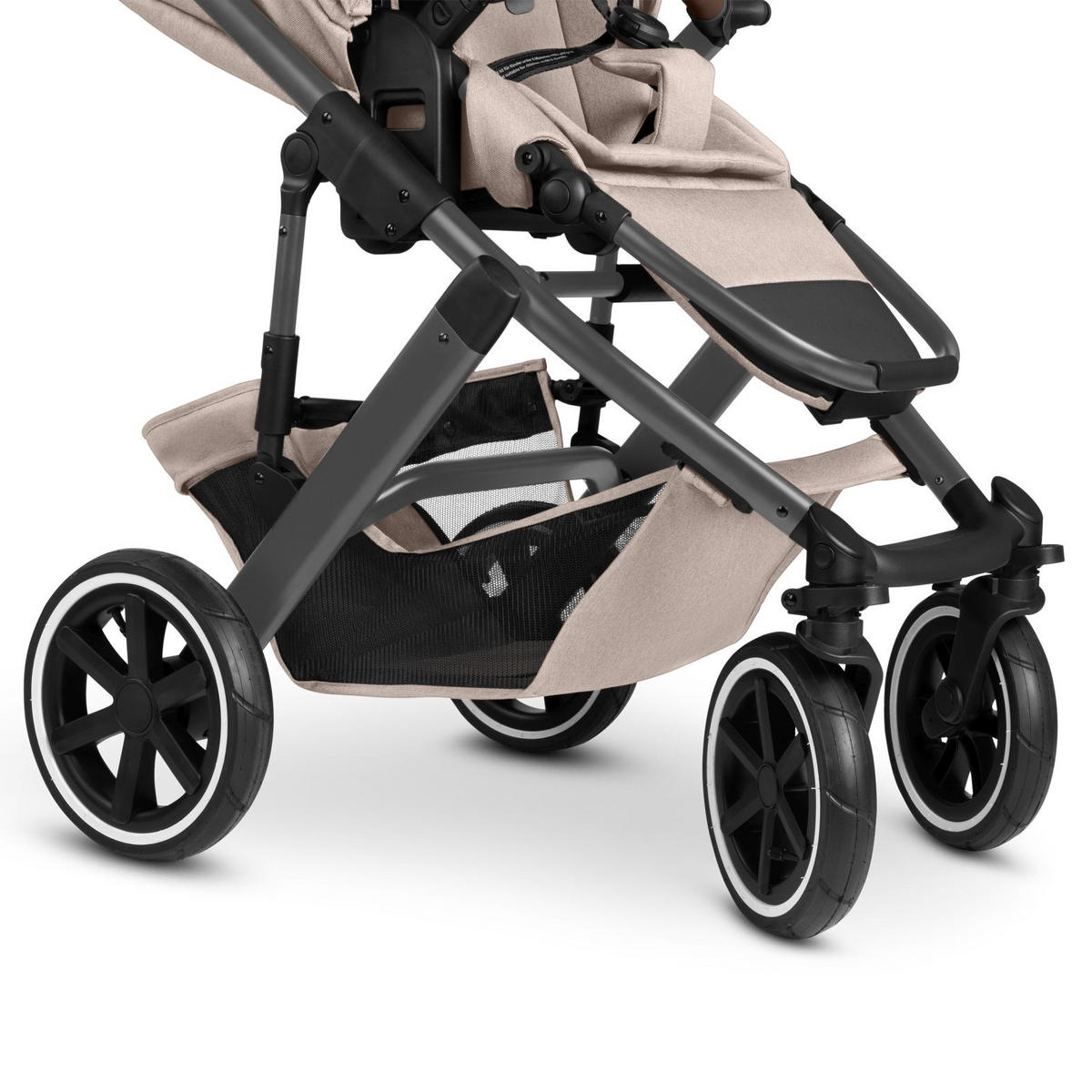 KINDERWAGEN Salsa 5 Air  - Beige, Basics, Textil/Metall (63/118/95.5cm) - ABC Design