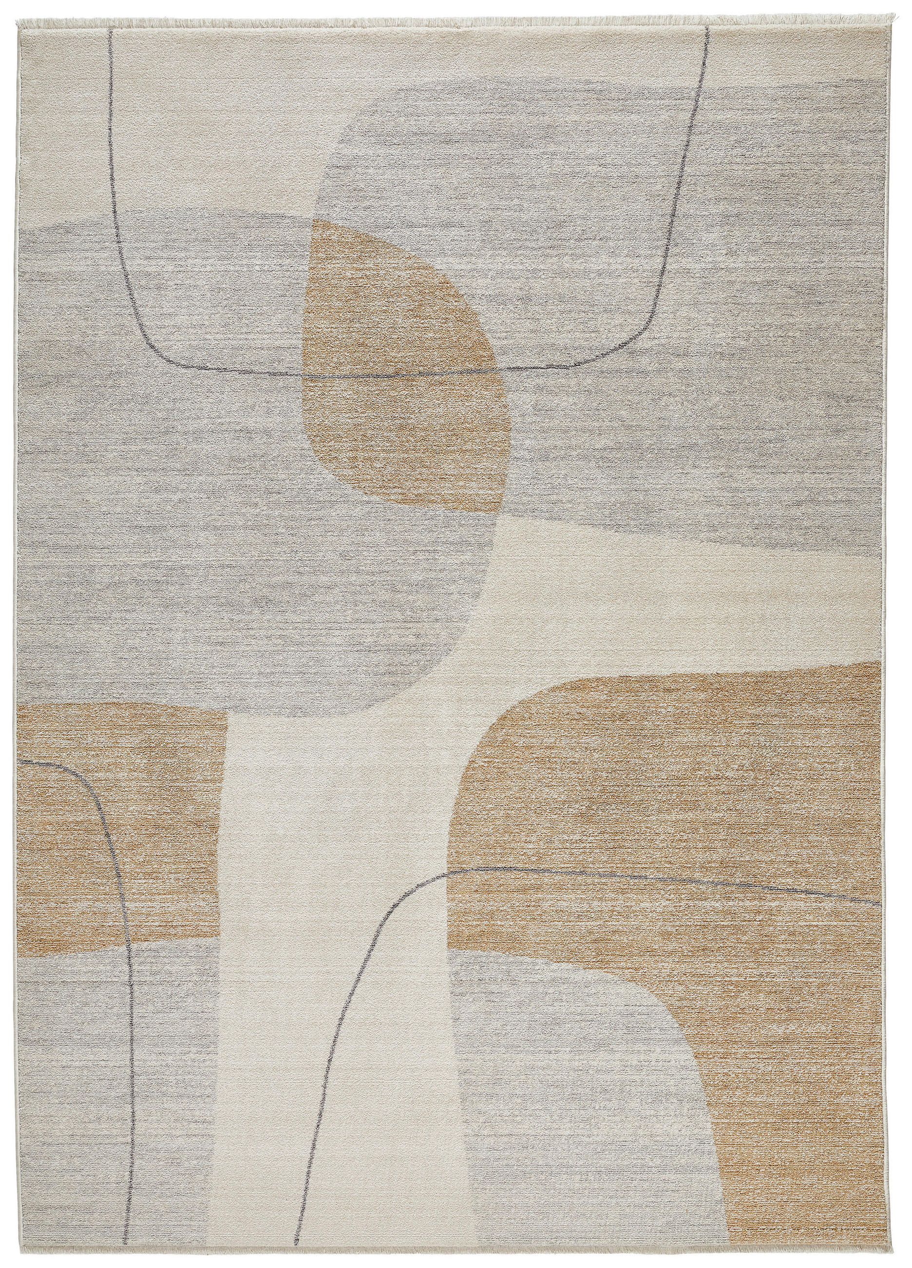 WEBTEPPICH 80/160 cm Columbus Gelb  - Gelb, Design, Textil (80/160cm) - Novel