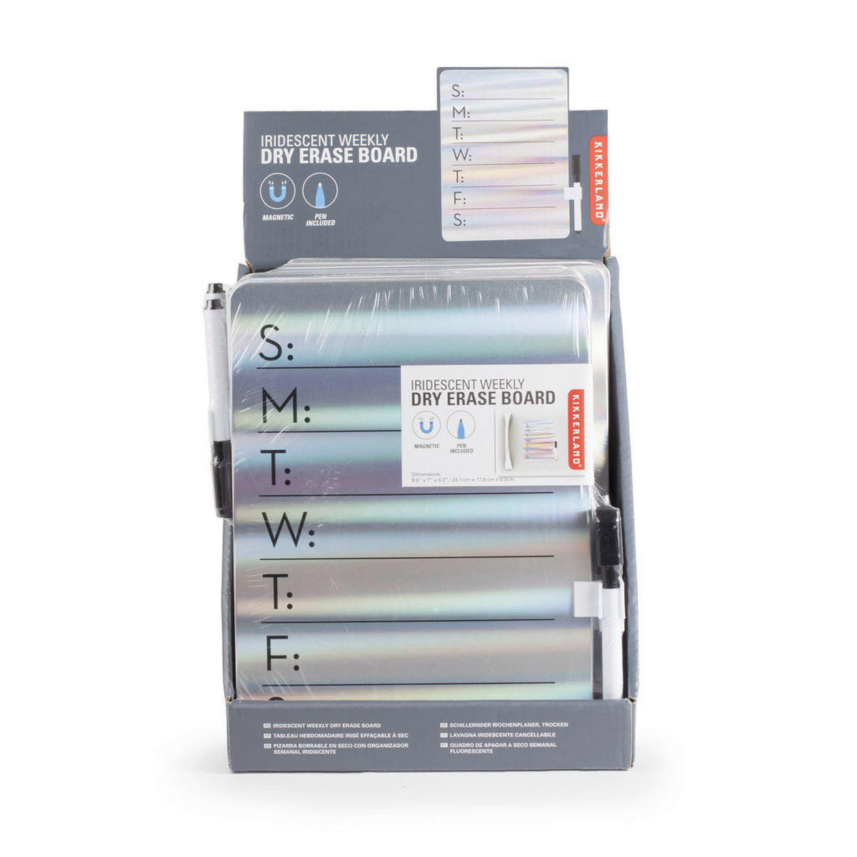 TABLA - večbarvno, Basics, papir/kovina (0,46/24,1/17,8cm) - Kikkerland