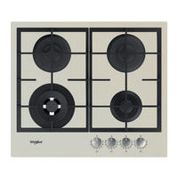 PLINSKA PLOČA GOFL 629/S - boje pijeska, Design, staklo/metal (59/4,9/51cm) - Whirlpool