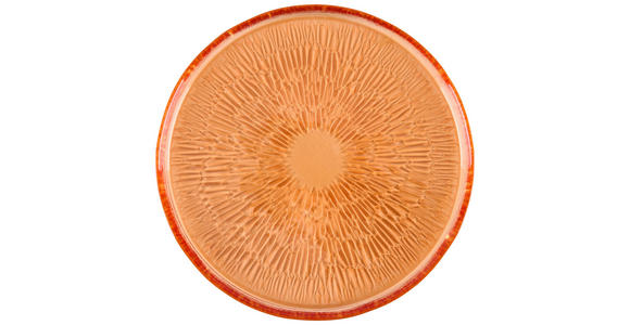 PLATZTELLER  20 cm   - Orange, LIFESTYLE, Glas (20cm) - Ambia Home