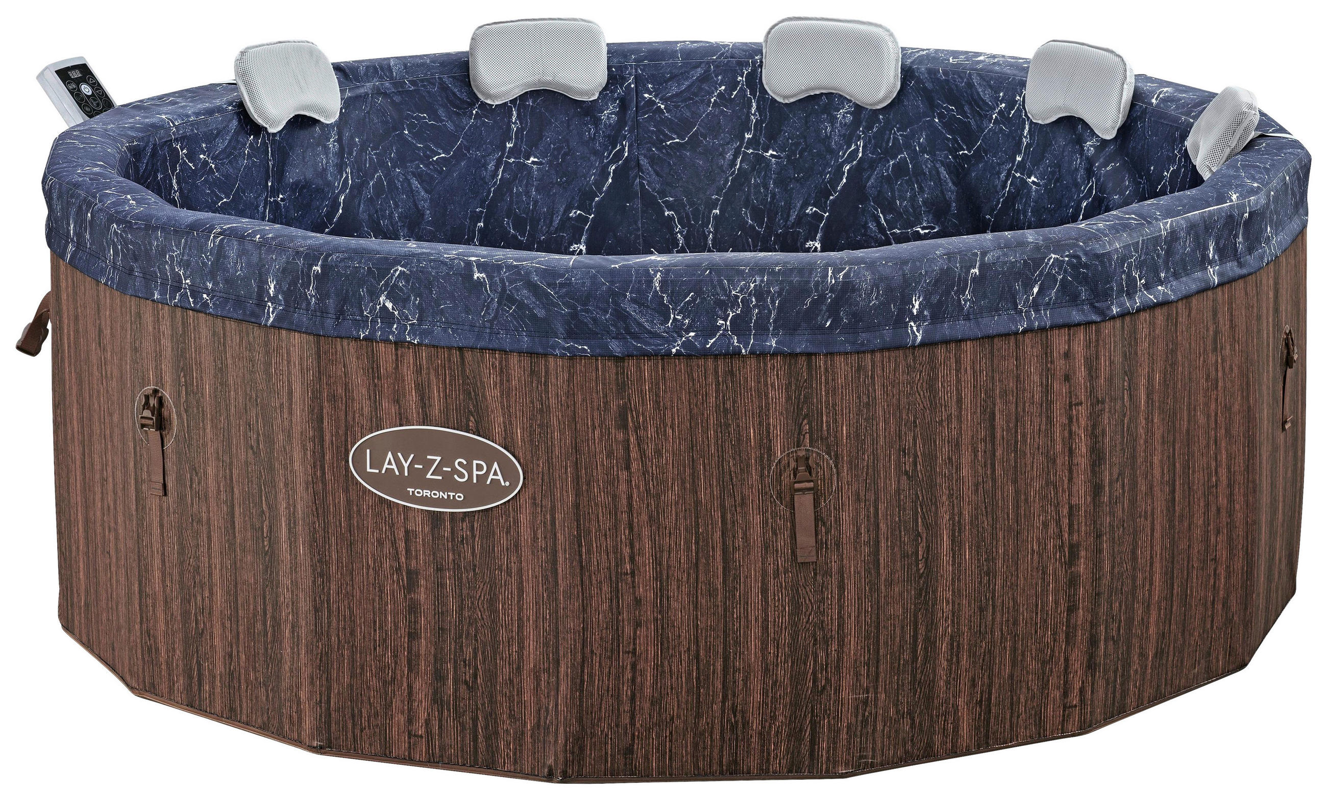 WHIRLPOOL LAY-Z-SPA TORONTO 6001W 190/70 cm  - Braun, KONVENTIONELL, Kunststoff/Metall (190/70cm) - Bestway