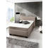 BOXSPRINGBETT 120/200 cm INKL. - Taupe/Schwarz, KONVENTIONELL, Kunststoff/Textil (120/200cm) - Carryhome