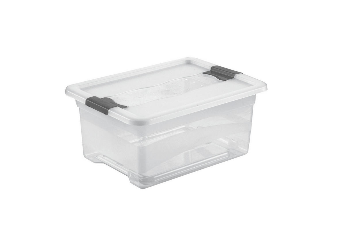 KUTIJA SA POKLOPCEM  39,5/29,5/17,5 cm       - providno, Osnovno, plastika (39,5/29,5/17,5cm)