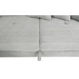 ECKSOFA inkl. Funktionen Grau Cord  - Silberfarben/Grau, Design, Textil/Metall (226/257cm) - Xora
