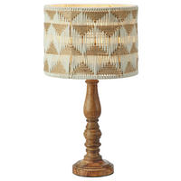 TISCHLEUCHTE ANO 25/45 cm   - Beige/Multicolor, Basics, Holz/Textil (25/45cm) - Markslöjd