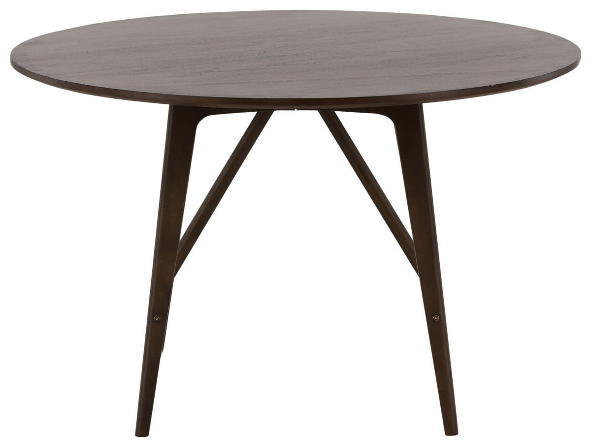 ESSTISCH in Holz, Holzwerkstoff 100/100/75 cm  - Dunkelbraun, Design, Holz/Holzwerkstoff (100/100/75cm) - Livetastic