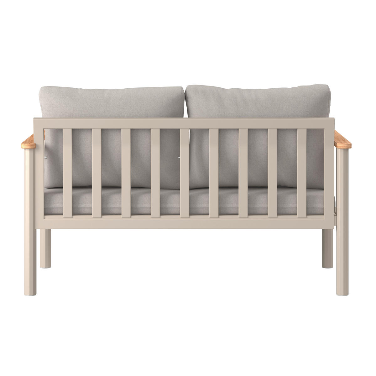 KERTI BÚTORSZETT 4 részes  - bézs/világosszürke, Modern, műanyag/textil - Ambia Garden