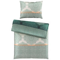 POSTELJINA PAOLA 140/200 cm saten zelena  - zelena, Konvencionalno, tekstil (140/200cm) - Esposa