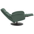 RELAXSESSEL in Leder Opal  - Opal/Schwarz, Design, Leder/Metall (76/108/86cm) - Dieter Knoll