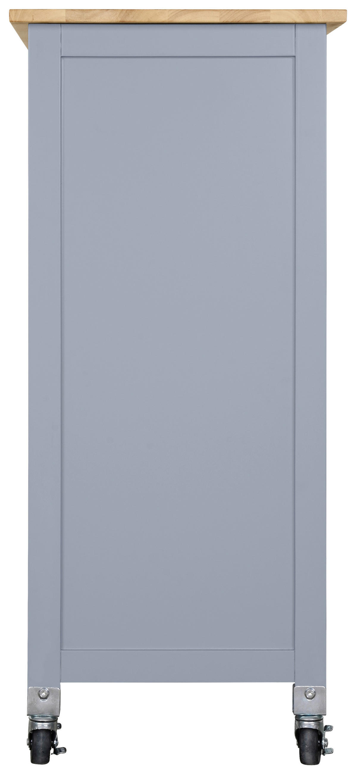 KÜCHENINSEL   in Grau, Naturfarben  - Naturfarben/Grau, Basics, Holz/Holzwerkstoff (67/84/37cm) - MID.YOU