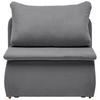 SCHLAFSESSEL Jacquard Grau  - Schwarz/Grau, KONVENTIONELL, Kunststoff/Textil (87/95/87cm) - Livetastic