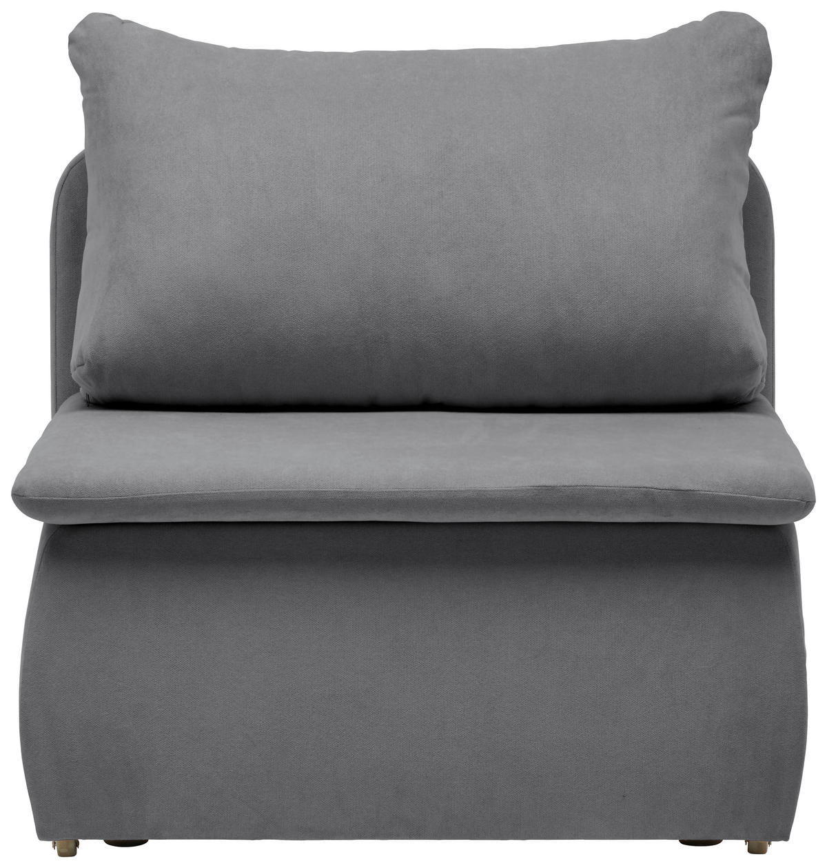 SCHLAFSESSEL  mit Jacquard Grau  - Schwarz/Grau, KONVENTIONELL, Kunststoff/Textil (87/95/87cm) - Livetastic