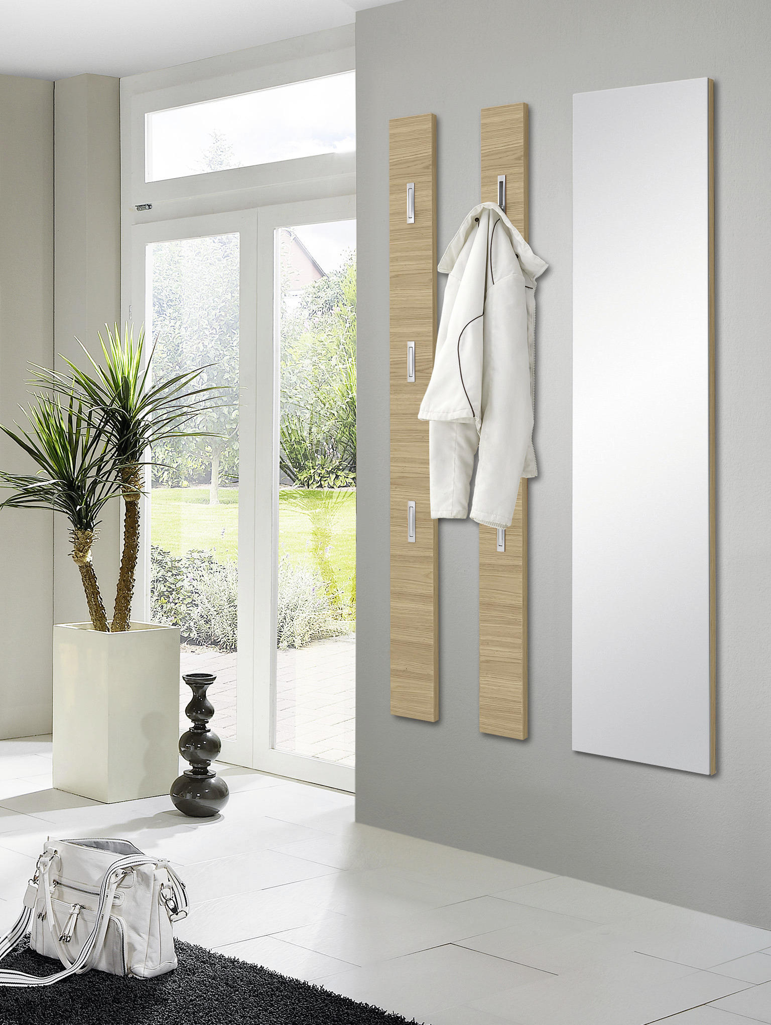 GARDEROBENPANEEL in 14/170/3 cm - Buchefarben, Design, Holz (14/170/3cm)