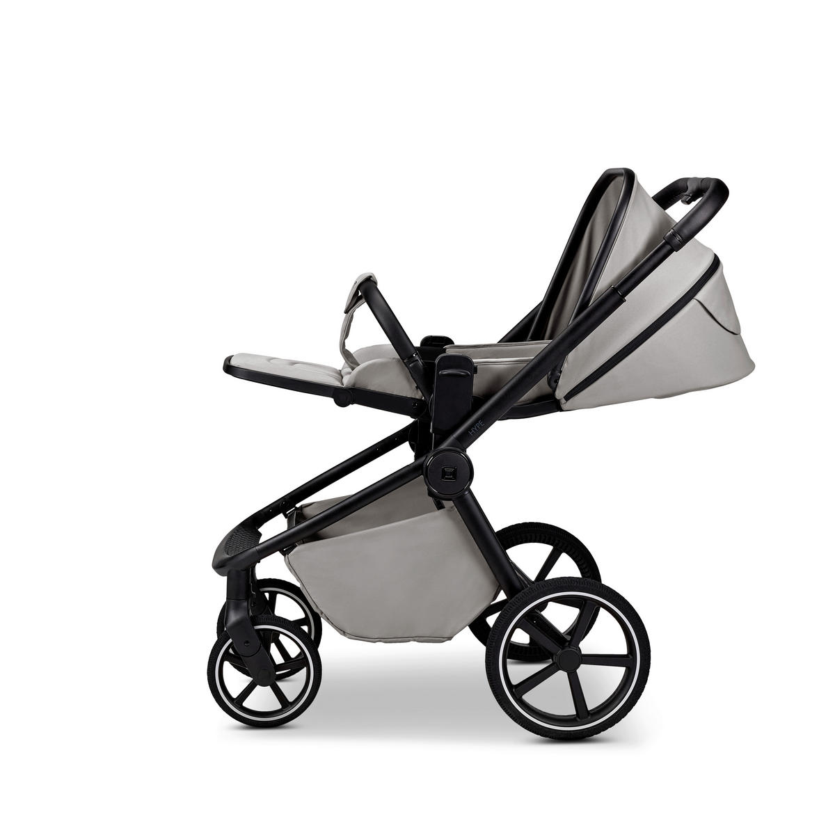 BUGGY Hype  - Blaugrau/Schwarz, Basics, Textil (96/57/114cm) - Moon