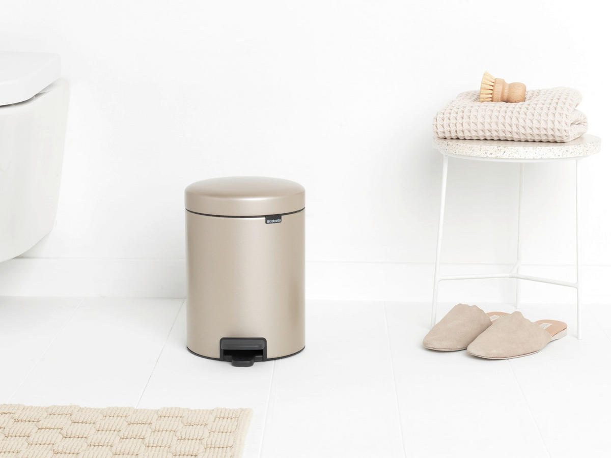 KANTA ZA SMEĆE    - zlatna, Osnovno, metal/plastika (20.5/29.1/27.2cm) - Brabantia