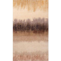FLACHWEBETEPPICH 70/120 cm Bronze Bands Braun  - Braun, Design, Kunststoff/Textil (70/120cm) - wash+dry