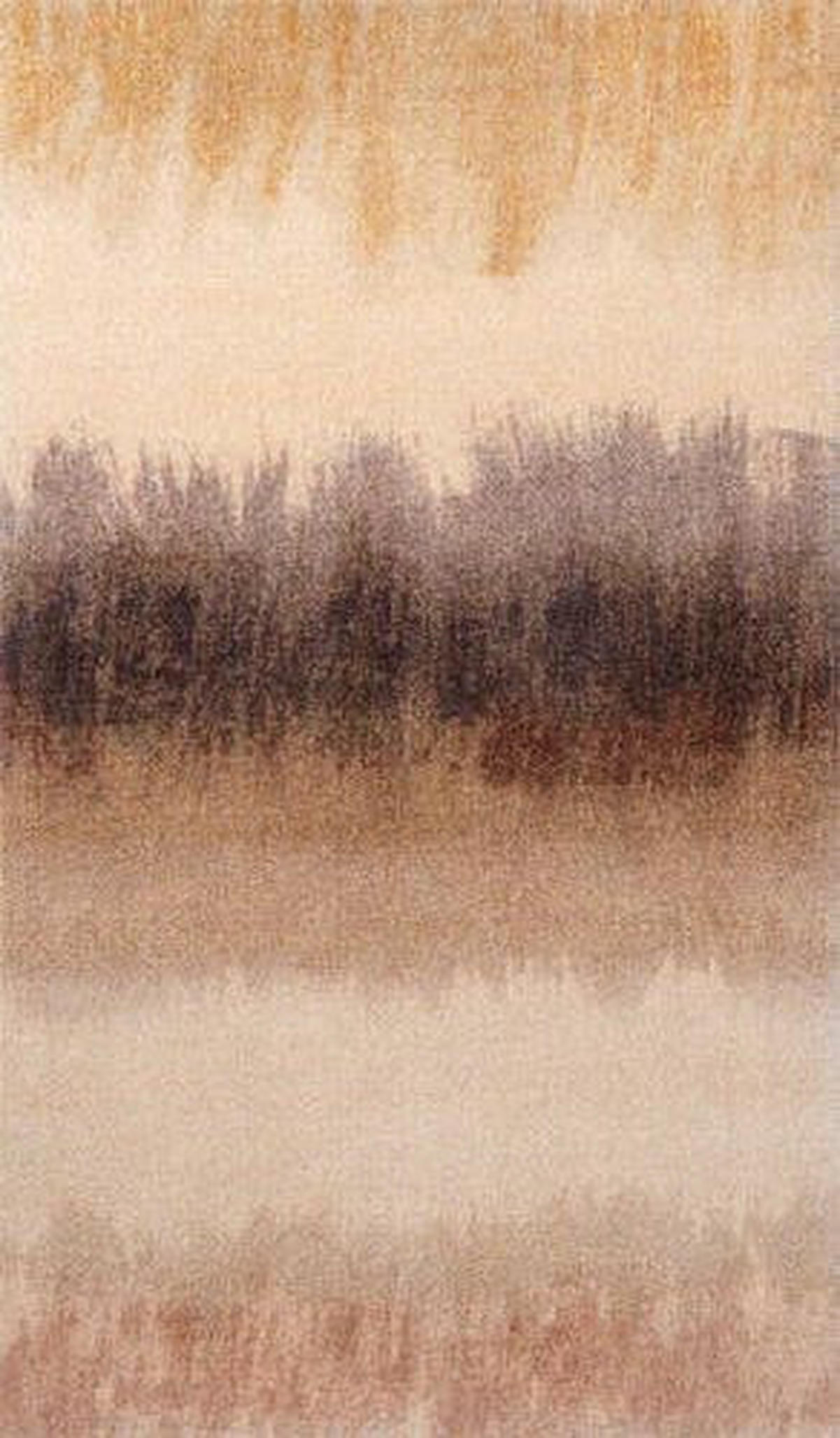 FLACHWEBETEPPICH 70/120 cm Bronze Bands Braun  - Braun, Design, Kunststoff/Textil (70/120cm) - wash+dry